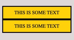Two Boxes With Margin Set To 0